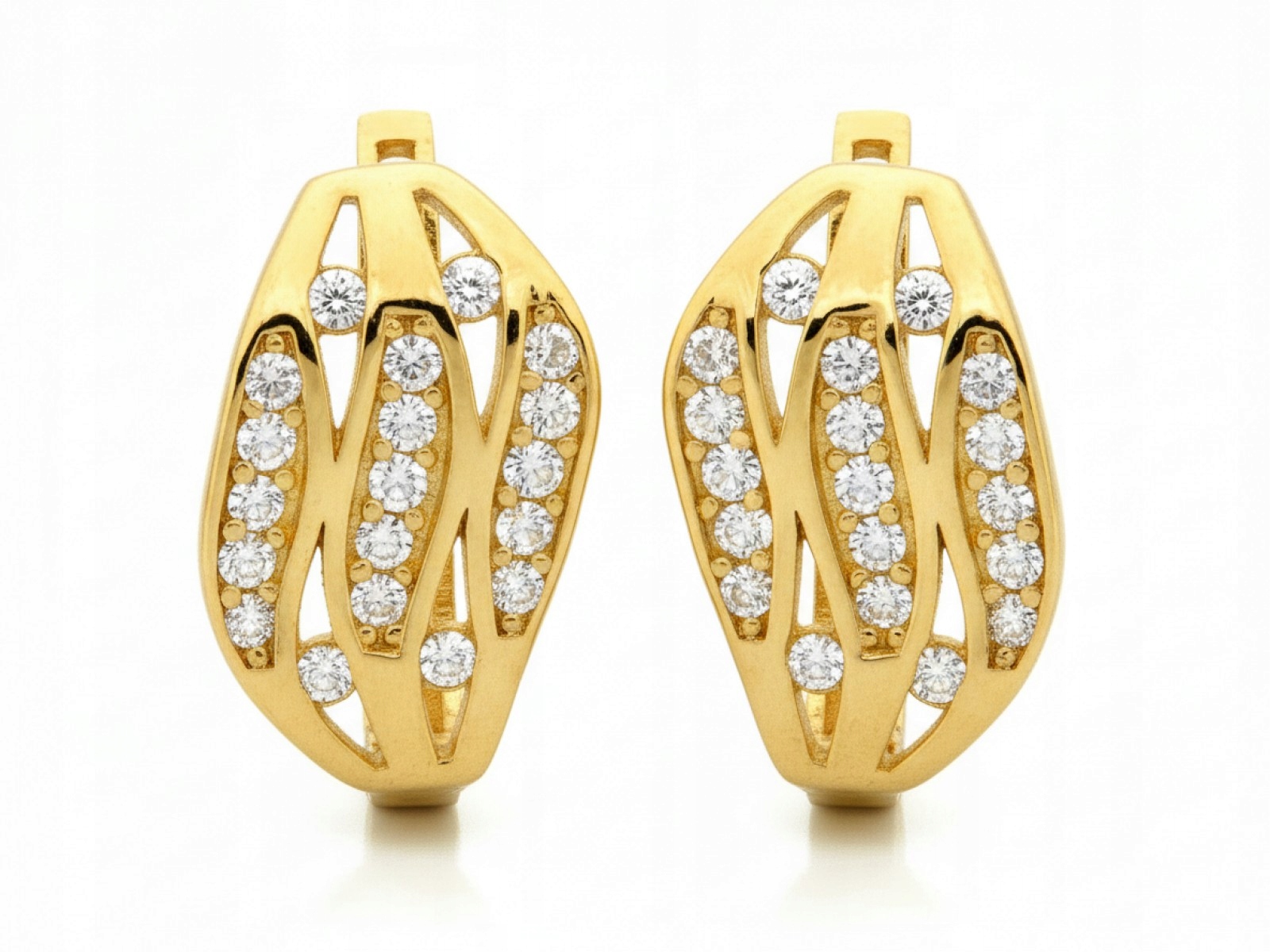 Zlaté Náušnice 585, 14k zlato, 14kt