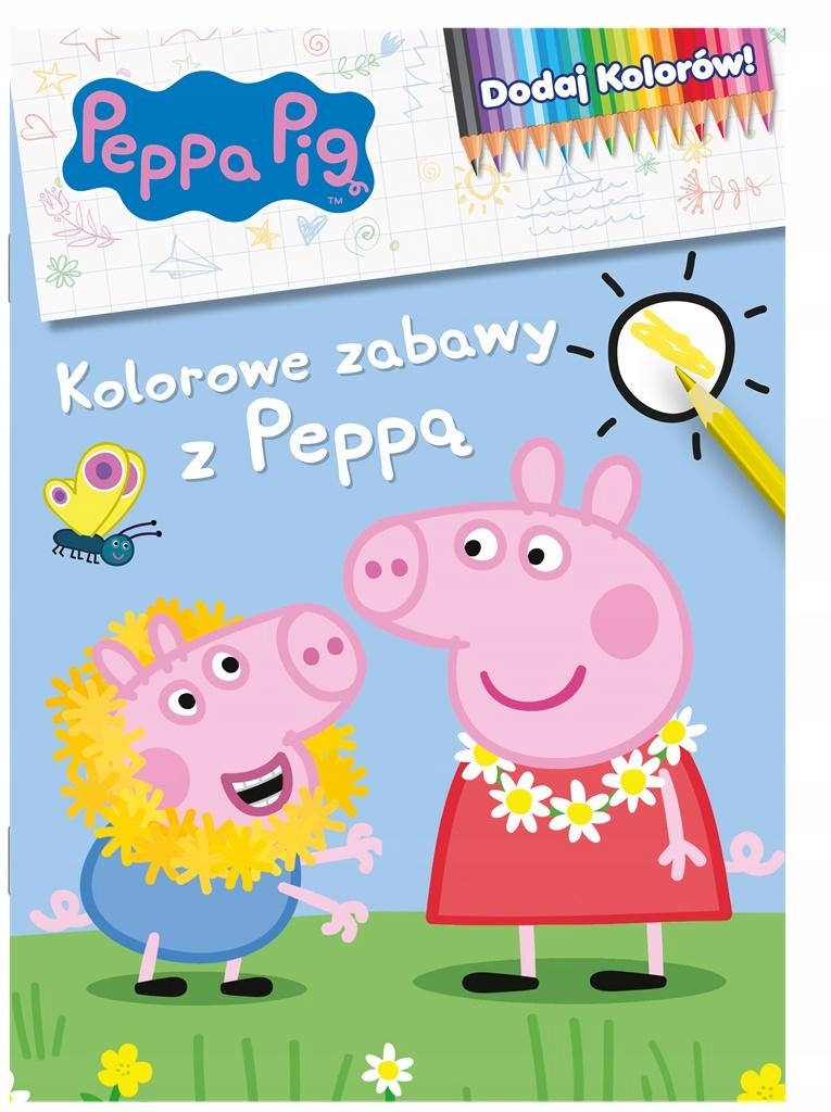 

Pokoloruj świat 3 Świnka Peppa Kolorowanka