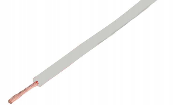 

Tly Linka Cu 0.22mm2 pojedyncza izol. biała- 1mb