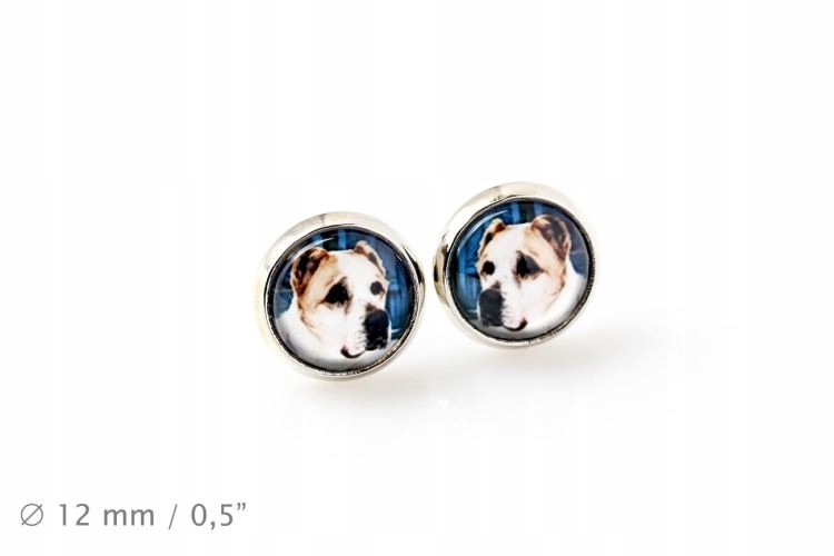 

Owczarek środkowoazjatycki Kolczyki ze zdjęciem