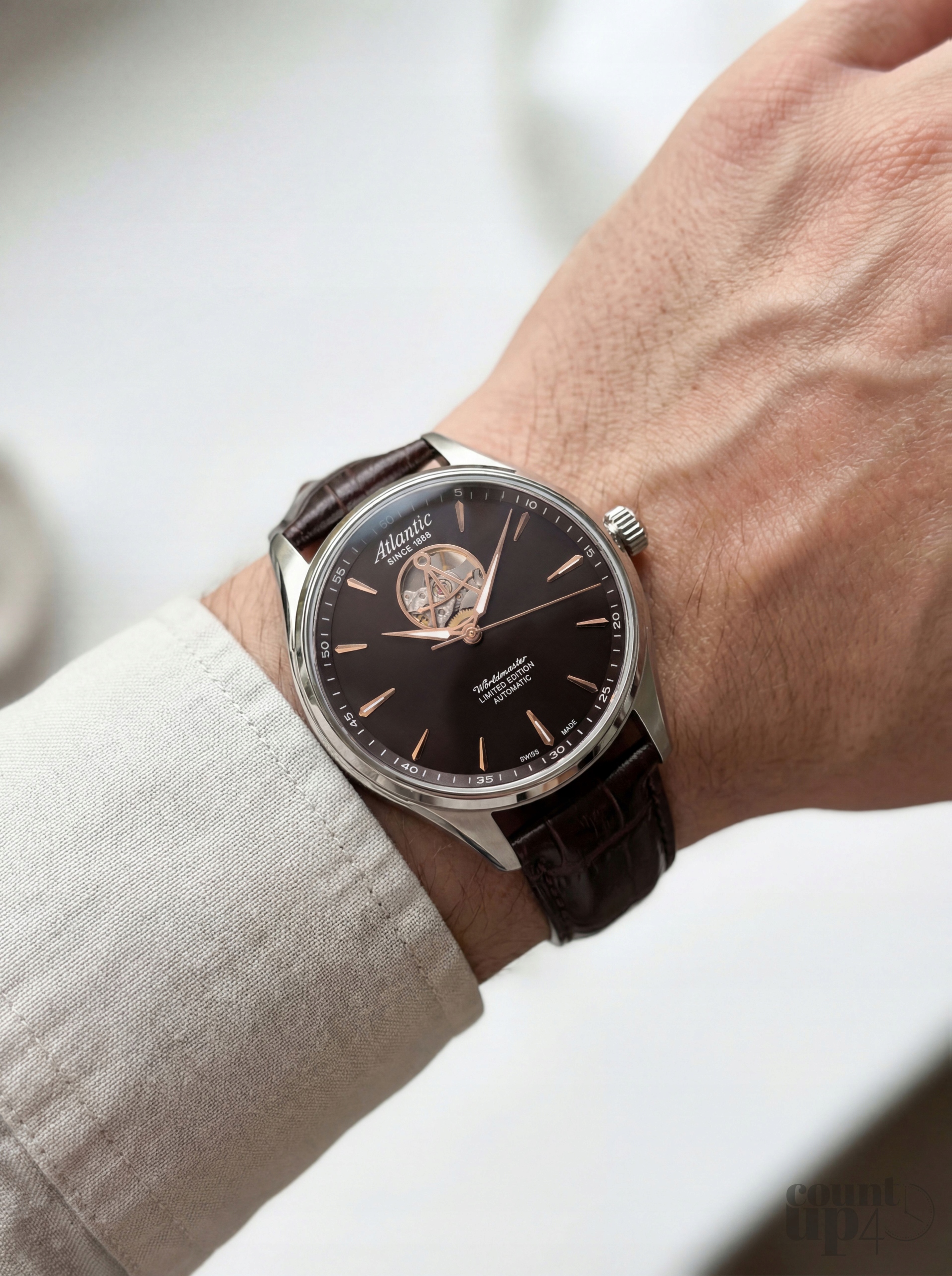 ATLANTIC Worldmaster Open Heart 52780.41.81R Limited 42,00mm 5ATM