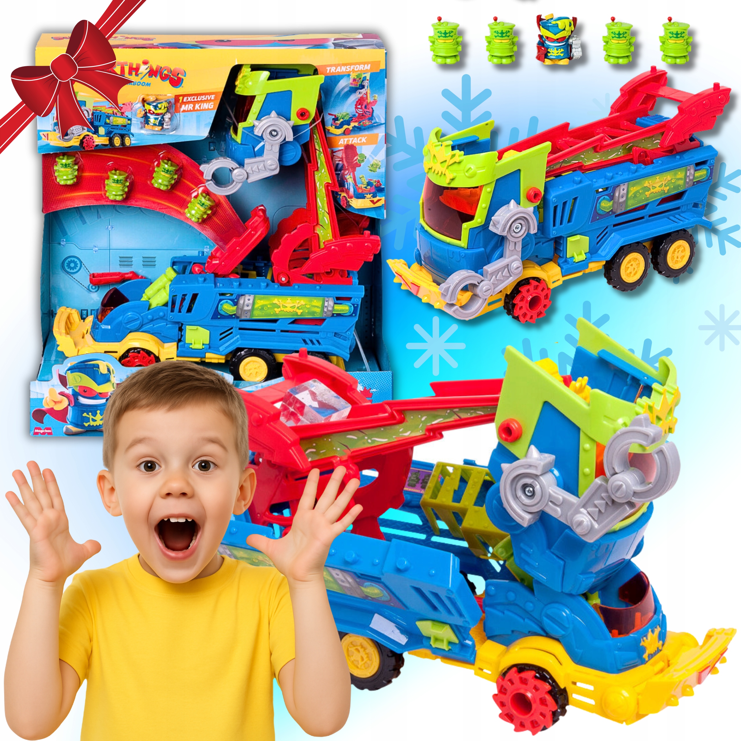 SUPERTHINGs Mr King Truck Kazoom Power Ciężarówka Tranformująca z Wyrzutnią