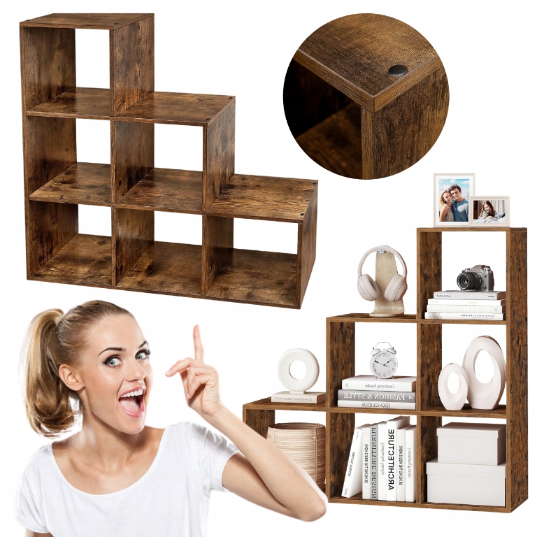 Regál na knihy a hračky pre deti Organizér Police Loft