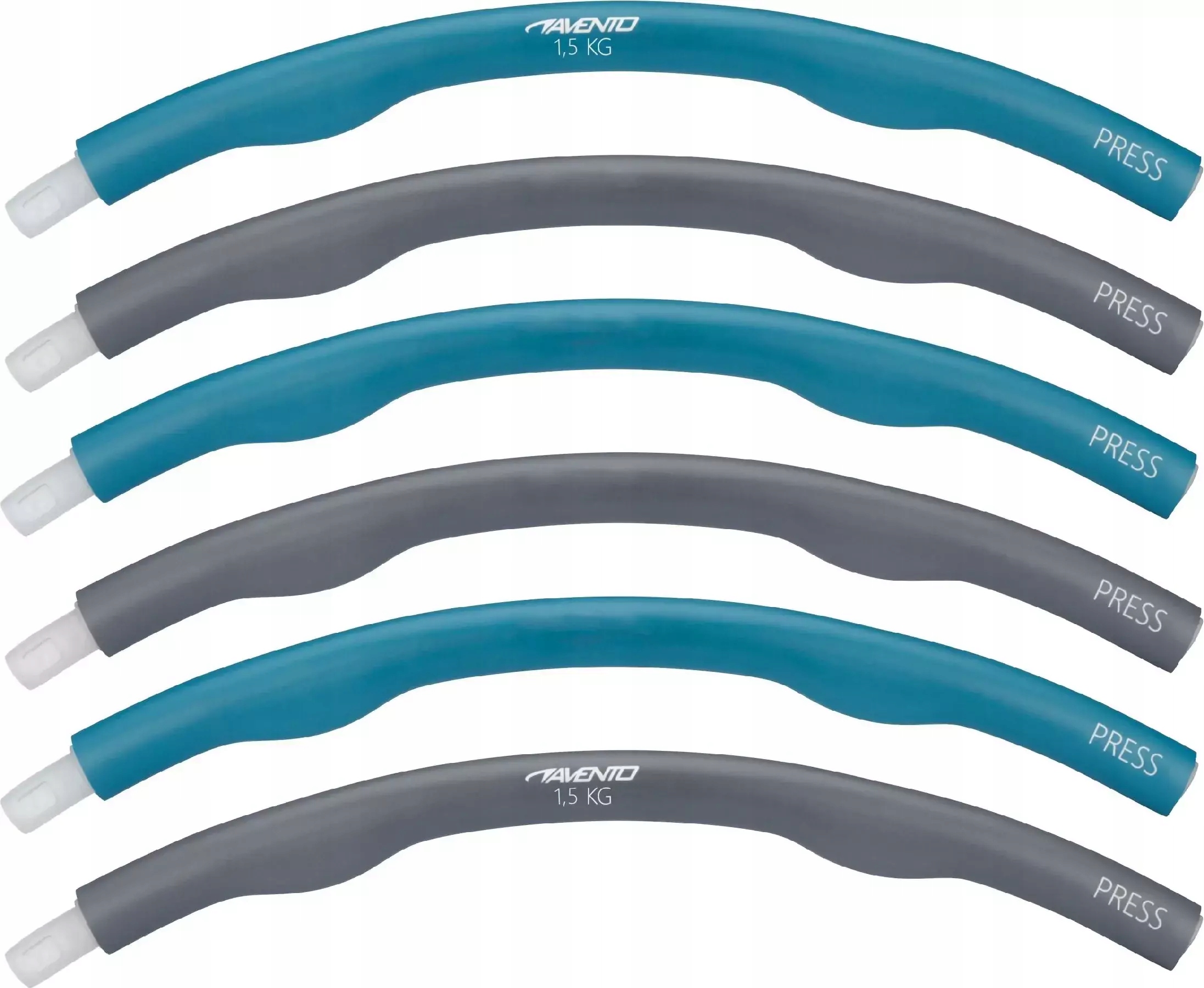 Hula Hop odchudzające z wypustkami piankowe składane AVENTO 100cm / 1,5kg Kod producenta 42HG-BLG