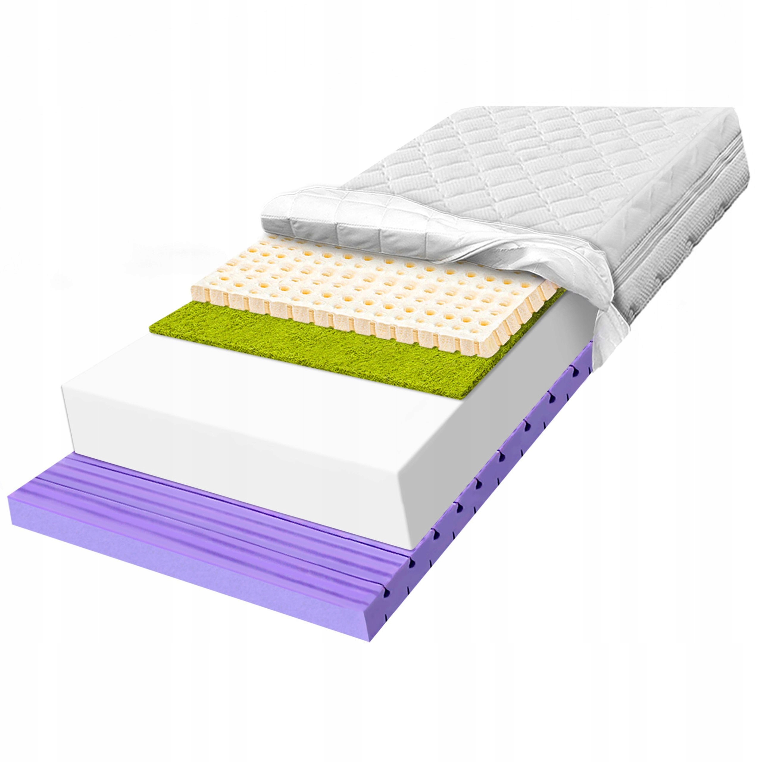 Latexová Matrace 60x180 relaxační redukce vibrací 7 zón H2 25cm