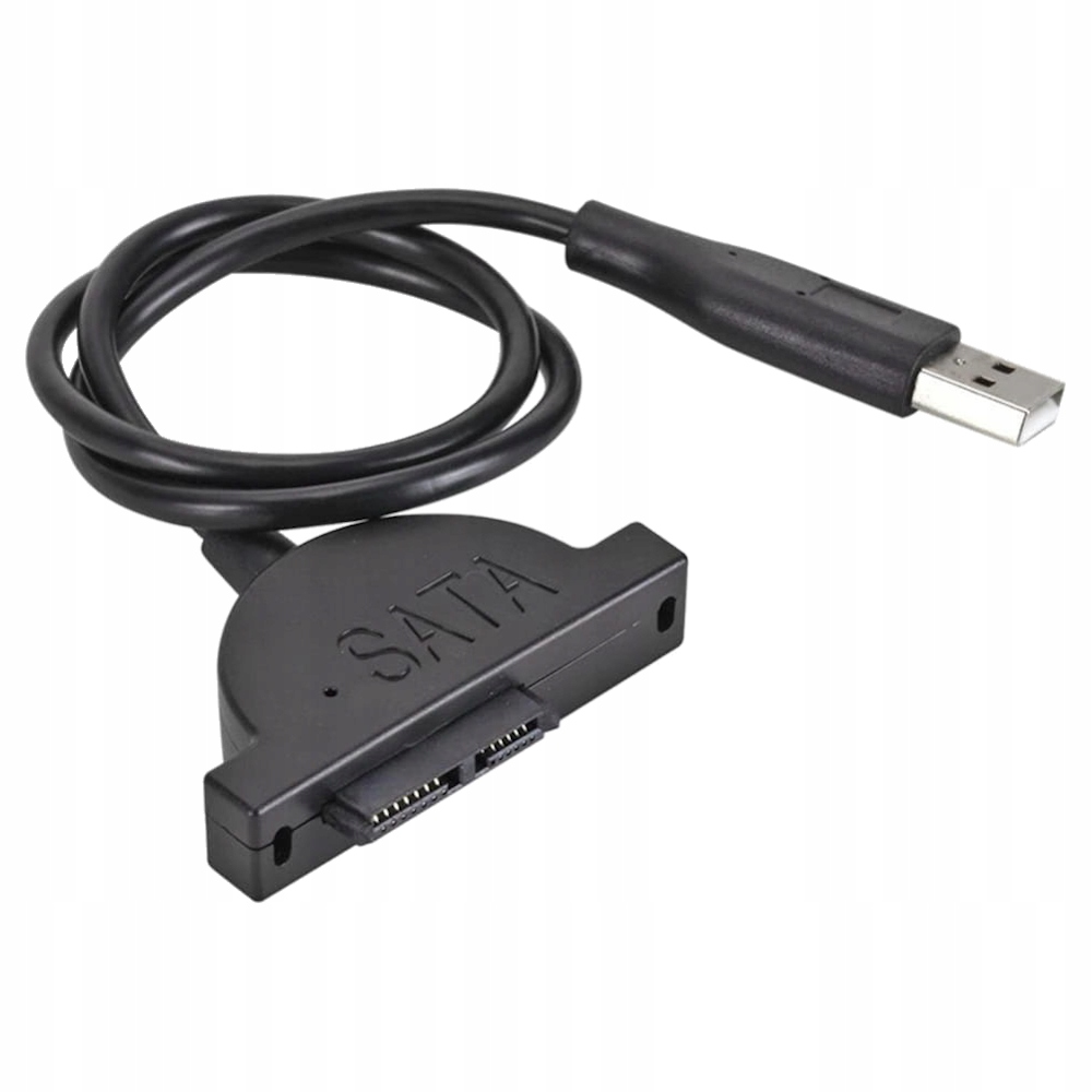 Kabel Adapter USB 2.0 Slimline Slim SATA 7 + 6 13 PIN Przejściówka + śruby Producent Swiatkabli