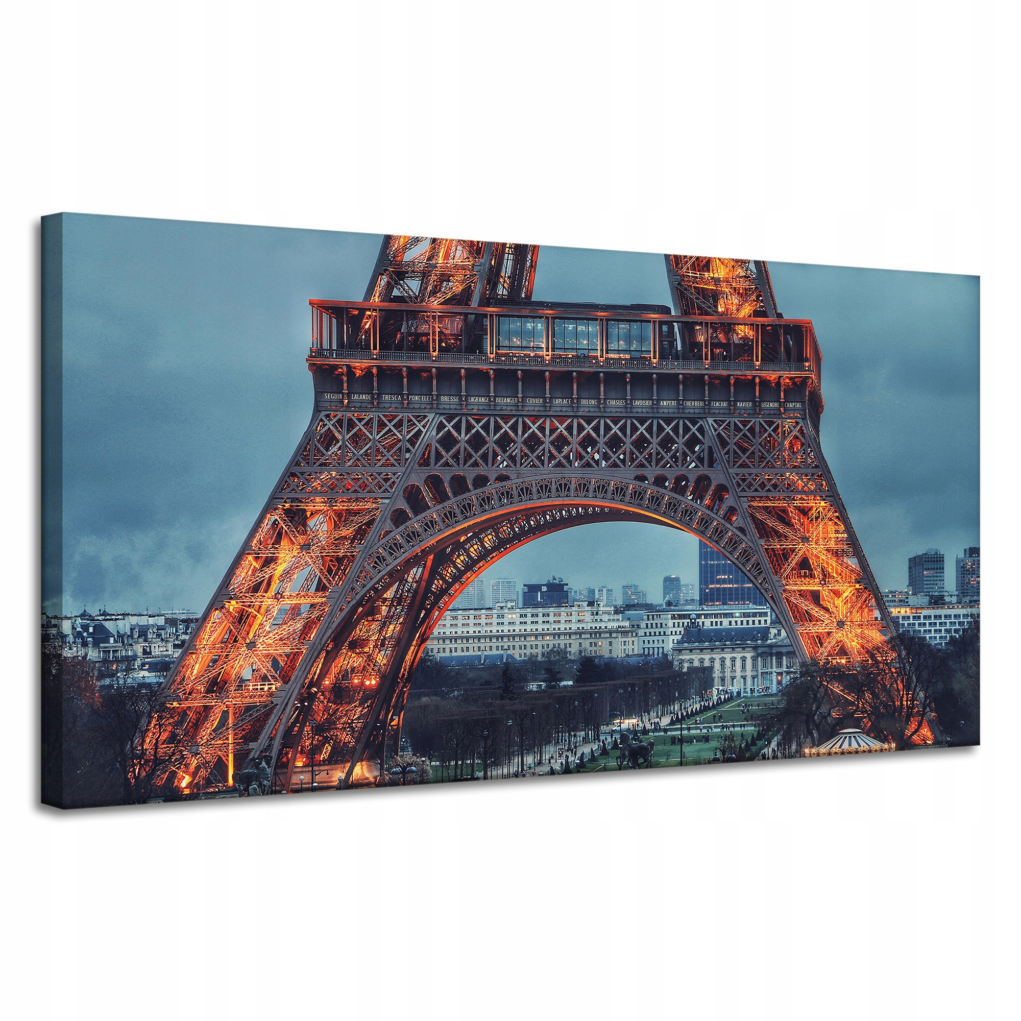 Obraz Canvas Architektura Eiffelova věž 120x60 cm