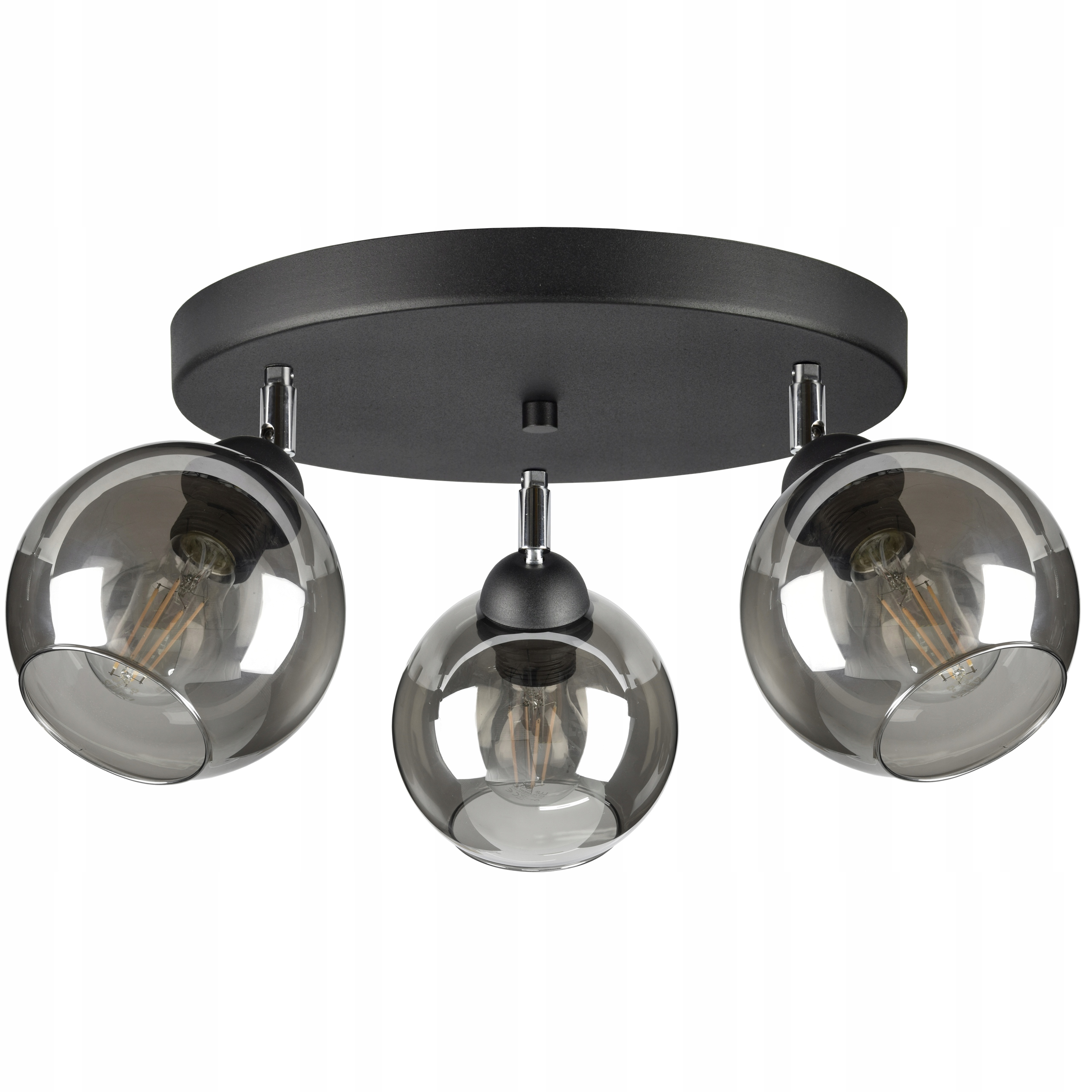 

Szklana Lampa Wisząca Sufitowa Żyrandol Kule Led