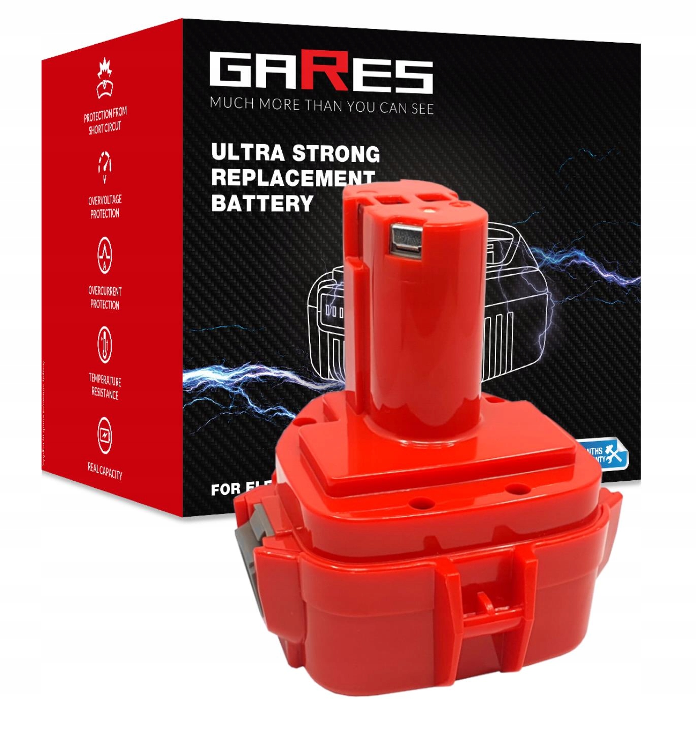 Akumulátor pro Makita 6918FDWDE 4191DWA 4191D 12V 2Ah