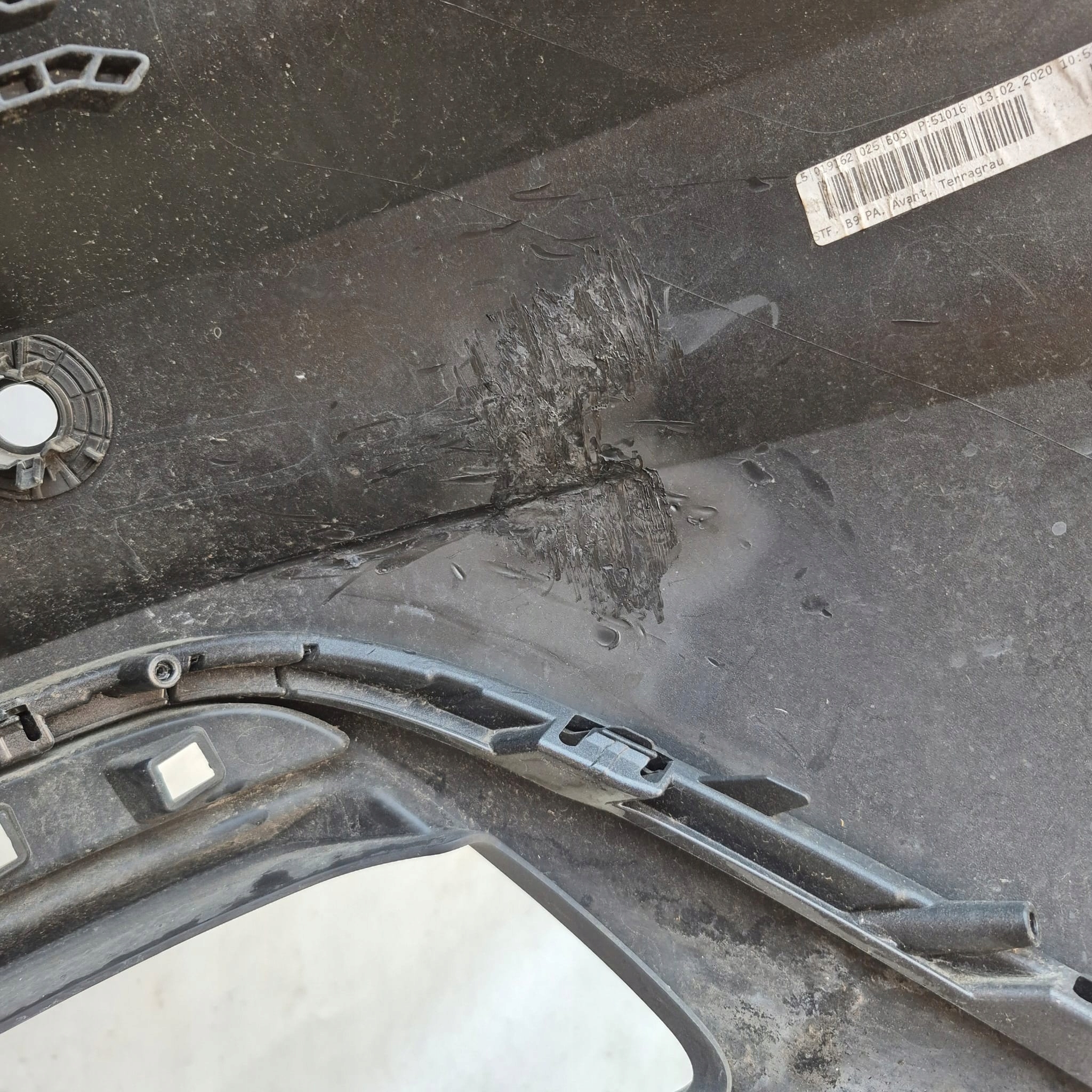 AUDI A4 B9 8W KOMBI LIFT 19- bumper rear part rear 4XPDC