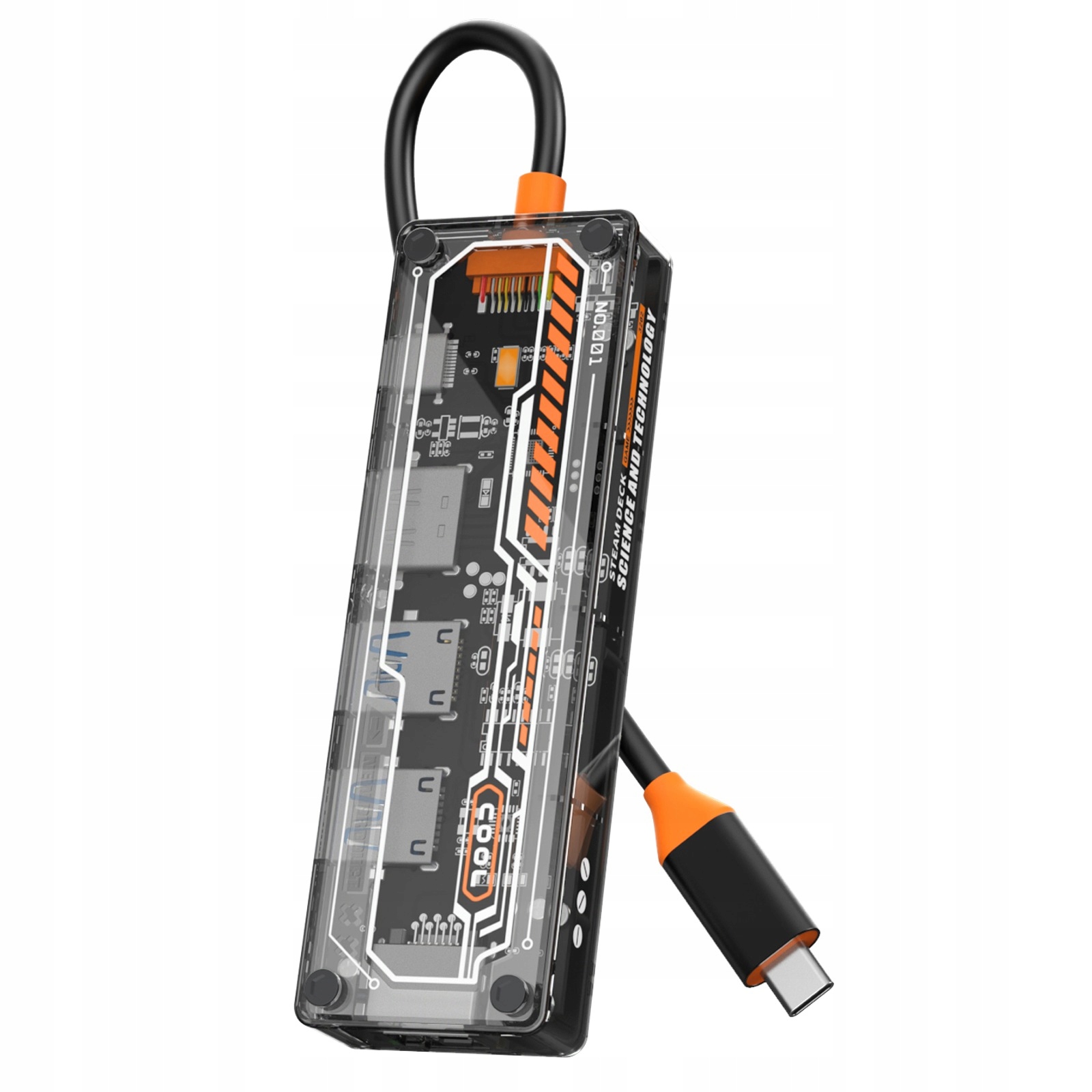 Nová Usb-c 5-v-1, napájecí adaptér, 1x Hdmi 4K 30Hz, 1x Ethernet RJ45