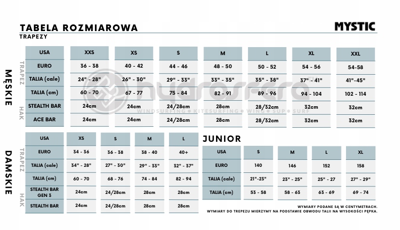 Trapez Mystic 2023 Warrior Wind Night Blue - M Marka Mystic