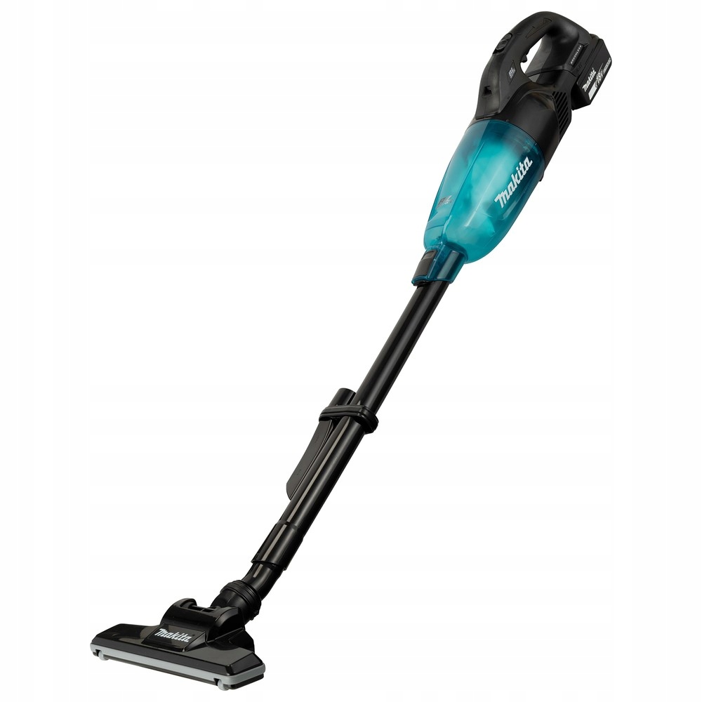 akumulatorowy odkurzacz pionowy bezworkowy 18V, czarny, Makita [DCL283FZB]