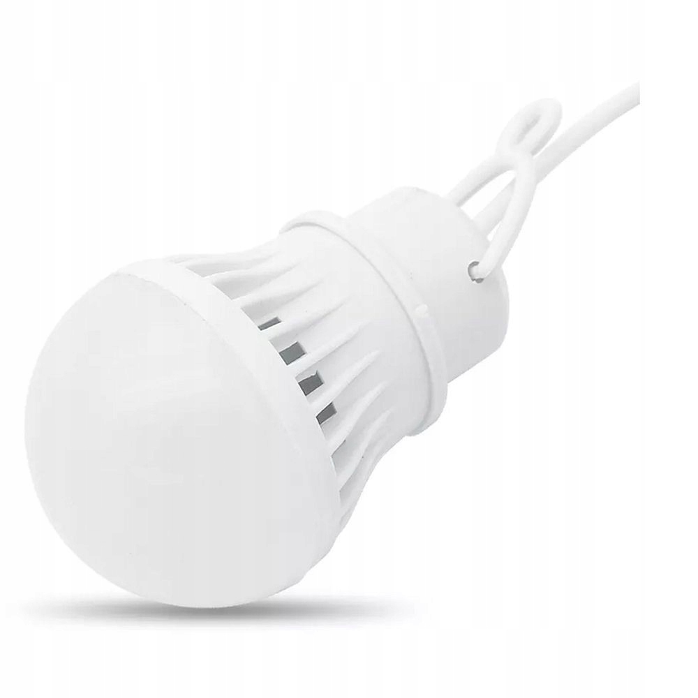 Żarówka LED na USB światło białe 5W kabel 1m 350lm