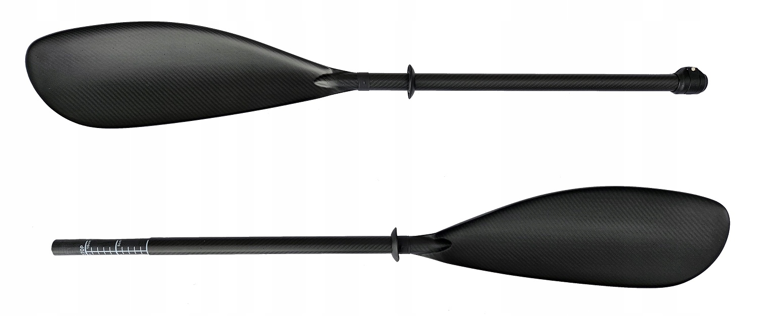 Wiosło Kajakowe Full Carbon Składane Lekkie Łyżka 210-220cm Węglowe
