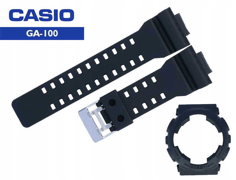 Zdjęcia - Pasek do zegarka Casio Pasek Bezel  GA-100-1A1 GD-101 Oryginał 