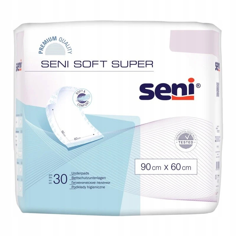 

Seni Soft podkłady chłonne na materac 90x60