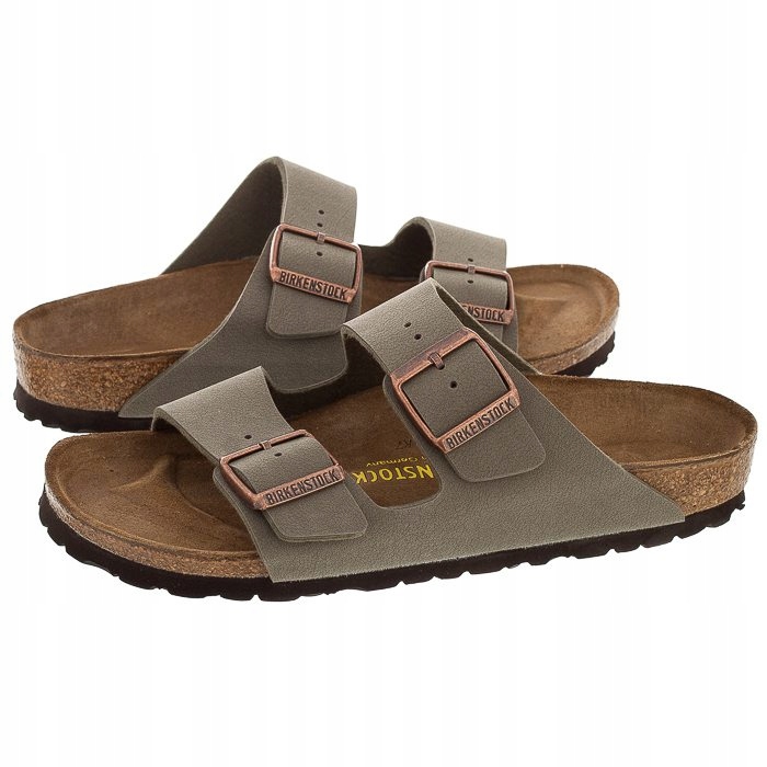 

Damskie Klapki Birkenstock Arizona Nubuk Khaki