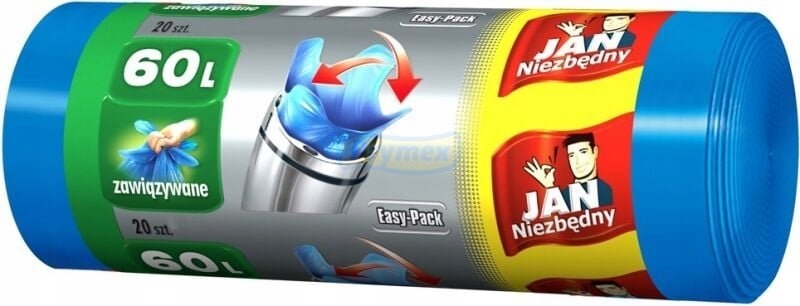 

Worki na Śmieci (60 L) 20szt Jan Niezbędny