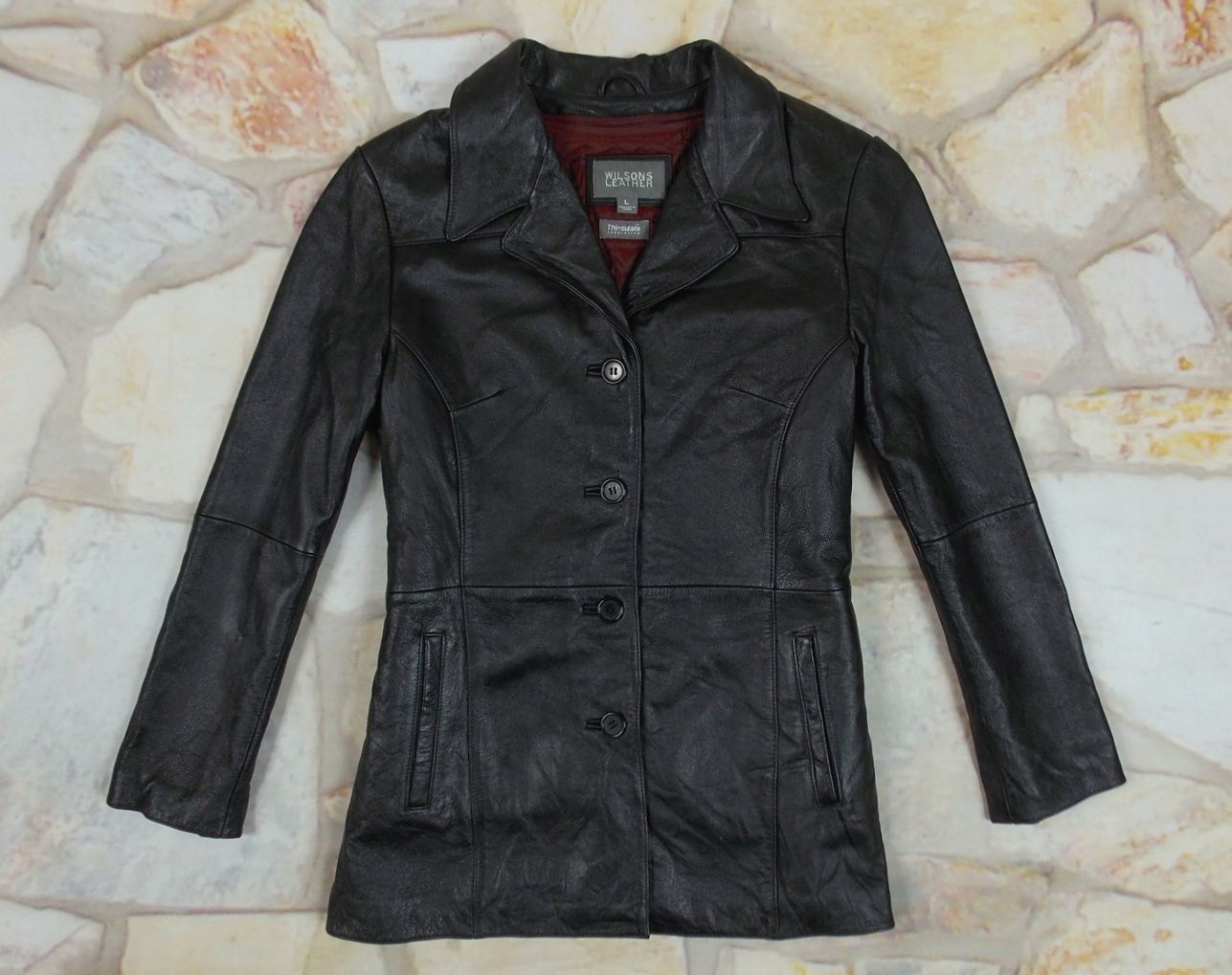 WILSONS skórzana kurtka elegancja thinsulate L Marka inna