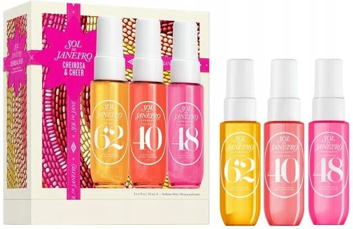 Sol De Janeiro Cheirosa & Cheer Mist Set Zestaw 3 Mgiełek 62 40 48 3X 30ML