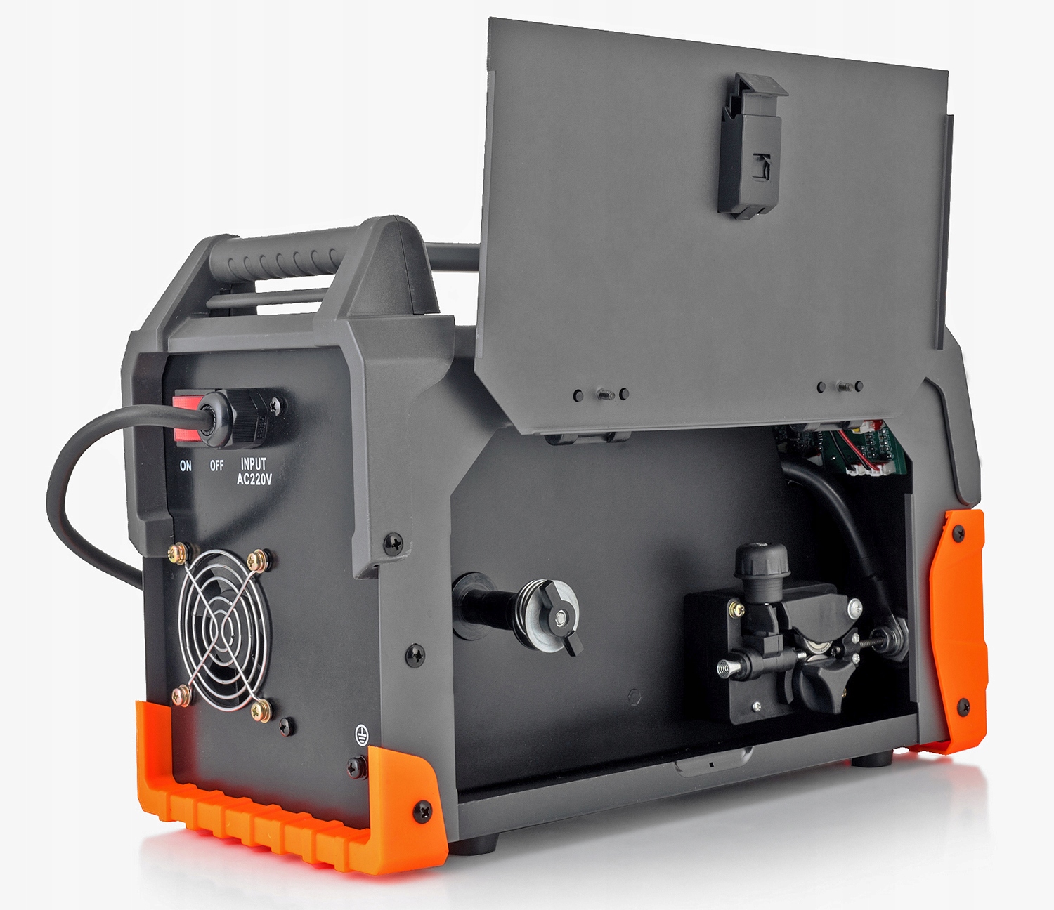 SPAWARKA MIGOMAT BEZGAZOWY MIG MMA FLUX TIG 200A DRUT MAJSTER POLSKA MP0115 Moc pobierana 5.6 kVA