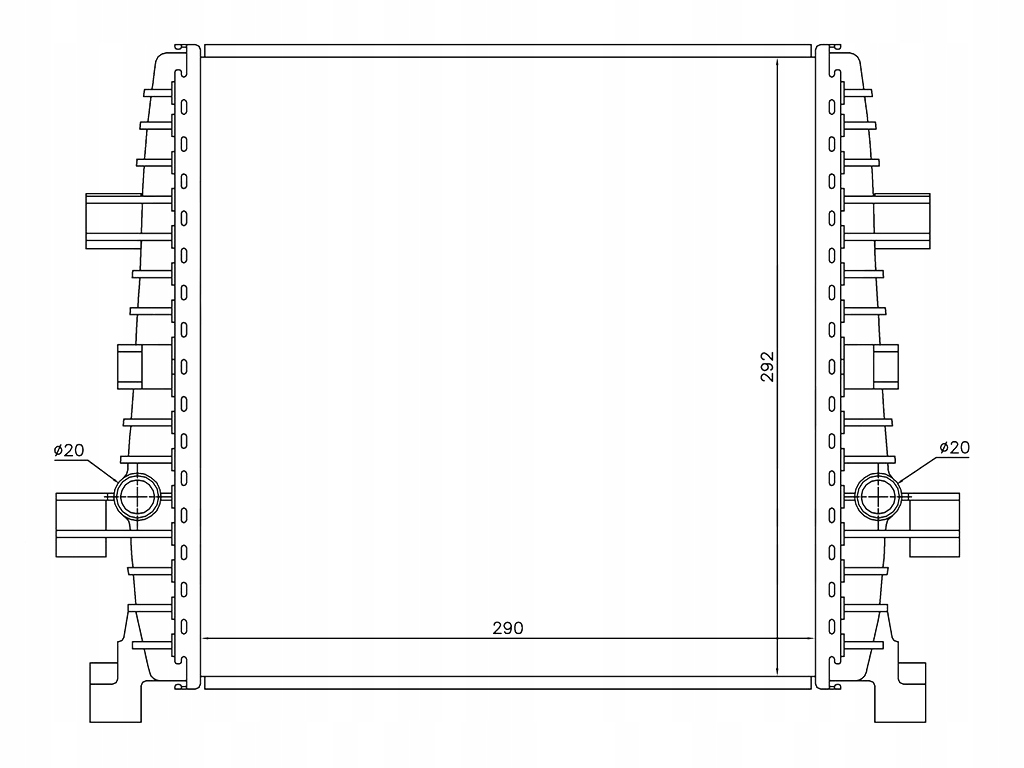 AUDI Q7 2009-2015 CHŁODNICA OEM 7L8121212A