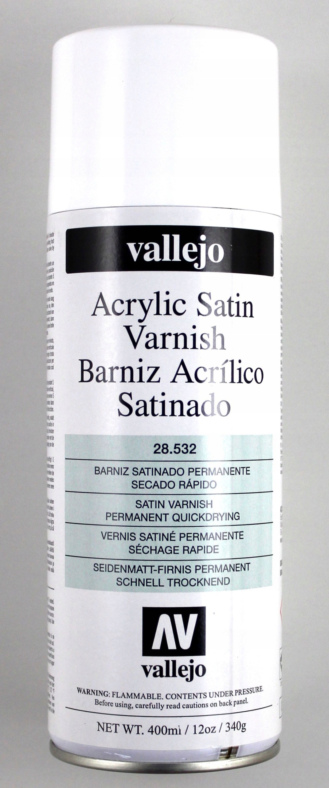 Vallejo Lak Sprej Polomatný 400 ML 28532 [modelářství]