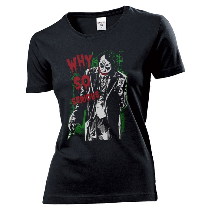 

Koszulka damska Why So Serious Joker c M