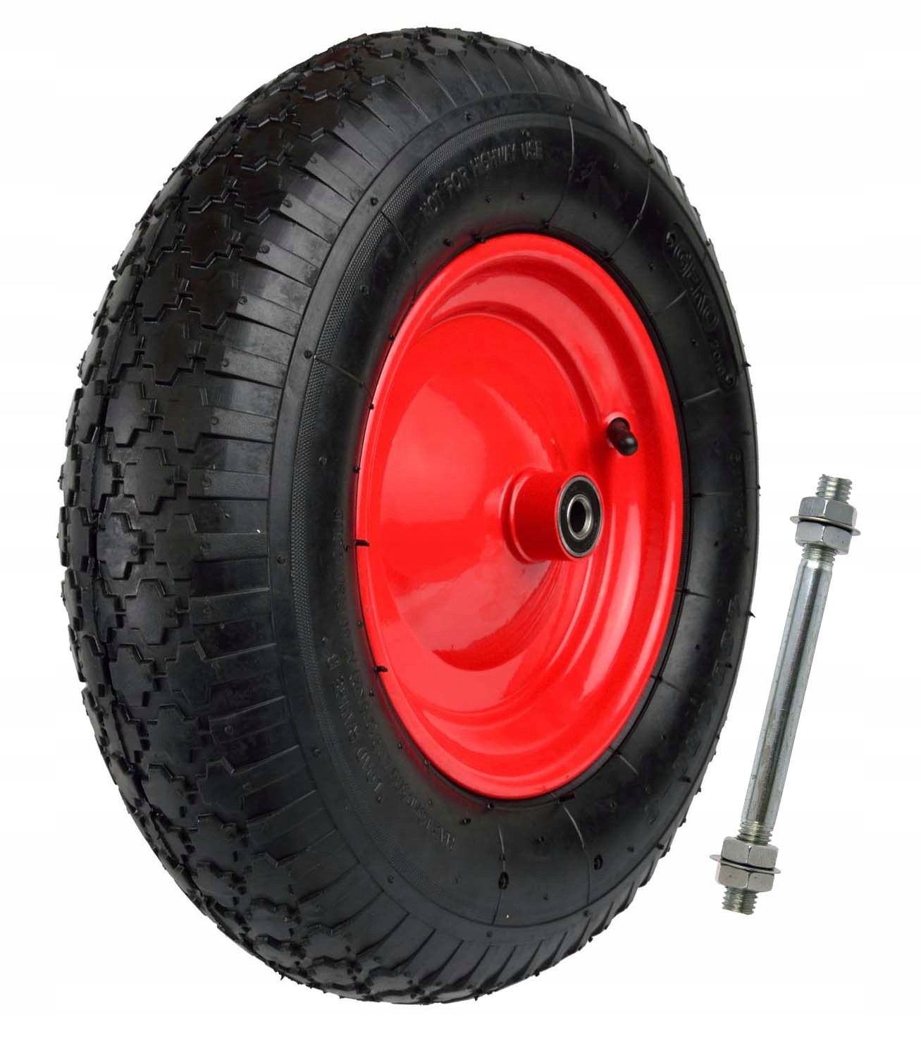 KÓŁKO 4.00-8 KOŁO DO TACZKI 400-8 400x8 Z OSIĄ