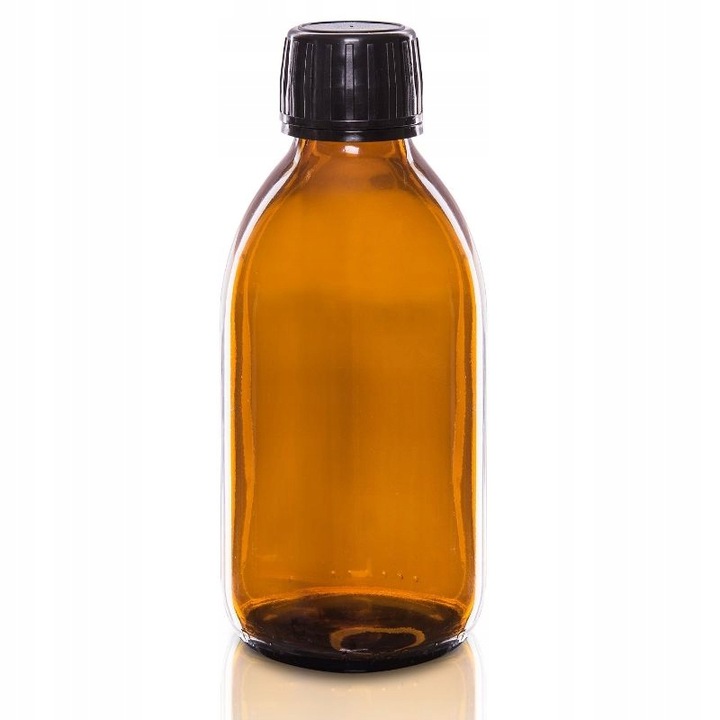 

Butelka szklana 250ml z korkiem niekapkiem x5