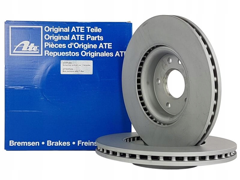 ATE TARCZE + KLOCKI PRZÓD FORD C-MAX FOCUS II KUGA Producent części ATE