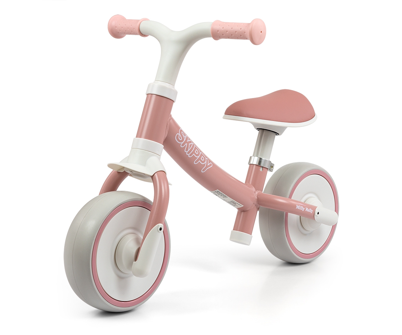 Milly mali rowerek Skippy Pink