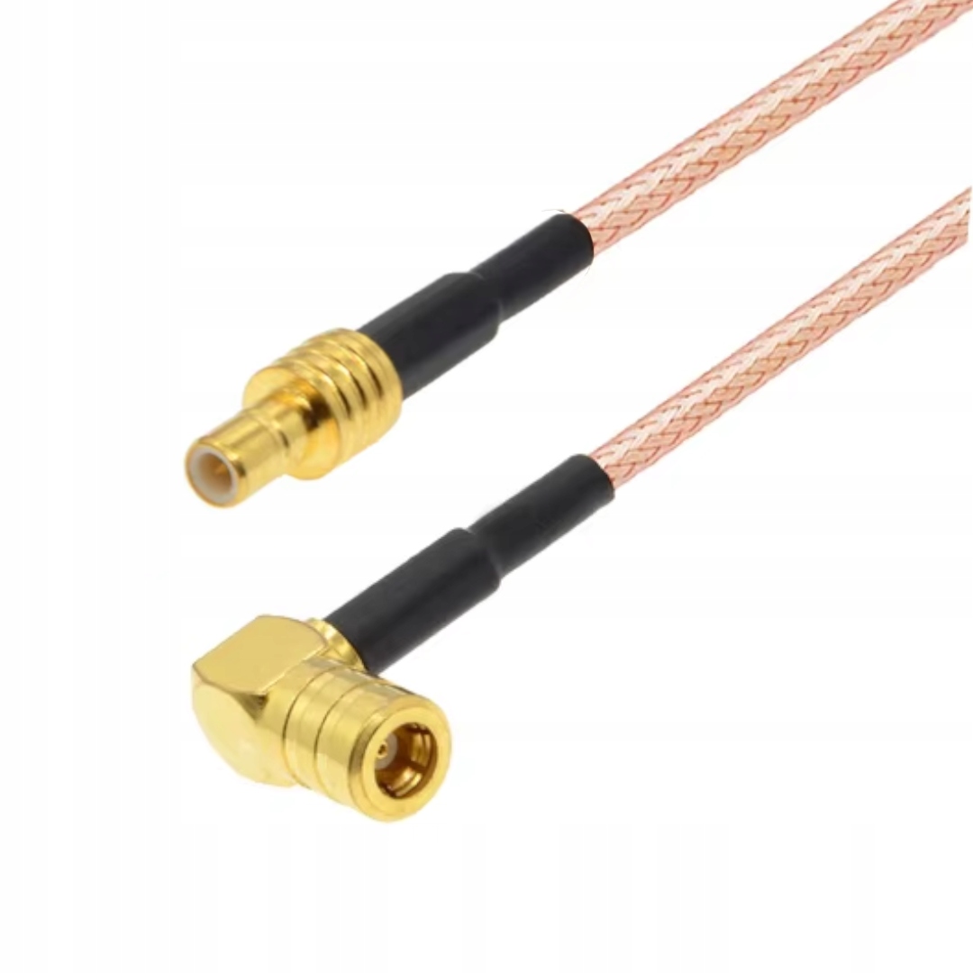 Propojovací kabel Smb úhlový konektor Smb zásuvka RG316 3m