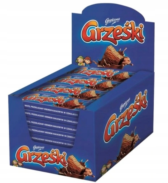 Levně 36x 36g Goplana Grześki vaflová tyčinka s kakaovým krémem Karton