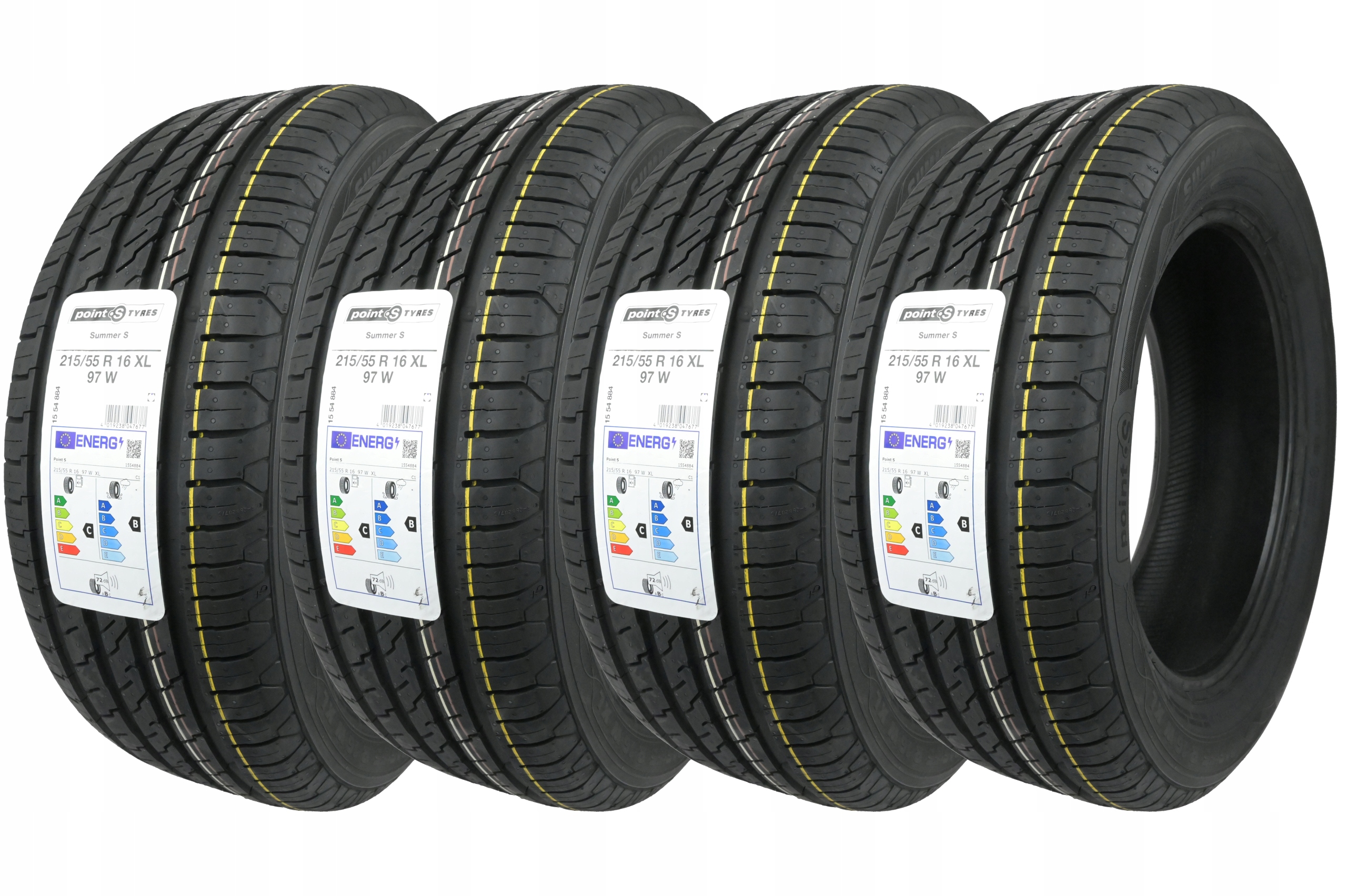 

4 x 215/55R16 XL 97W Summer S Point S Tyres Lato