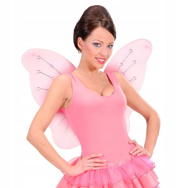 SKRZYDŁA MOTYLKA MOTYLA WRÓŻKI RÓŻOWE Kolor różowy