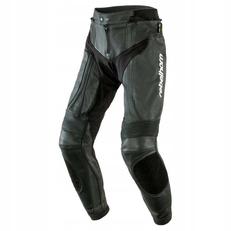 SPODNIE SKÓRZANE REBELHORN PISTON II BLACK [Rozmiar: 54]