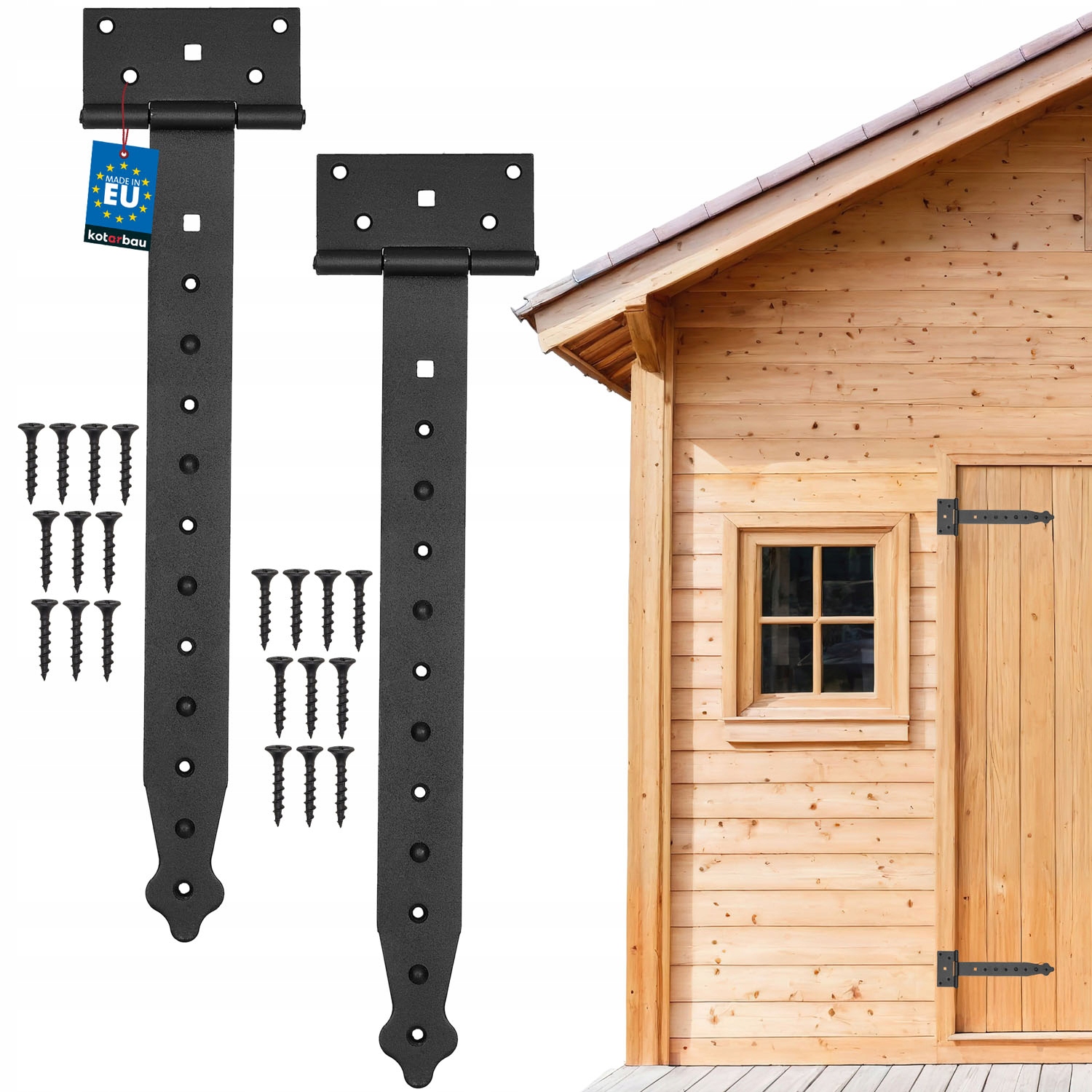 ZESTAW 2X ZAWIAS BUDOWLANY WKRĘTY DRZWIOWY ALTANOWY OKIENNIC PASOWY 350 MM