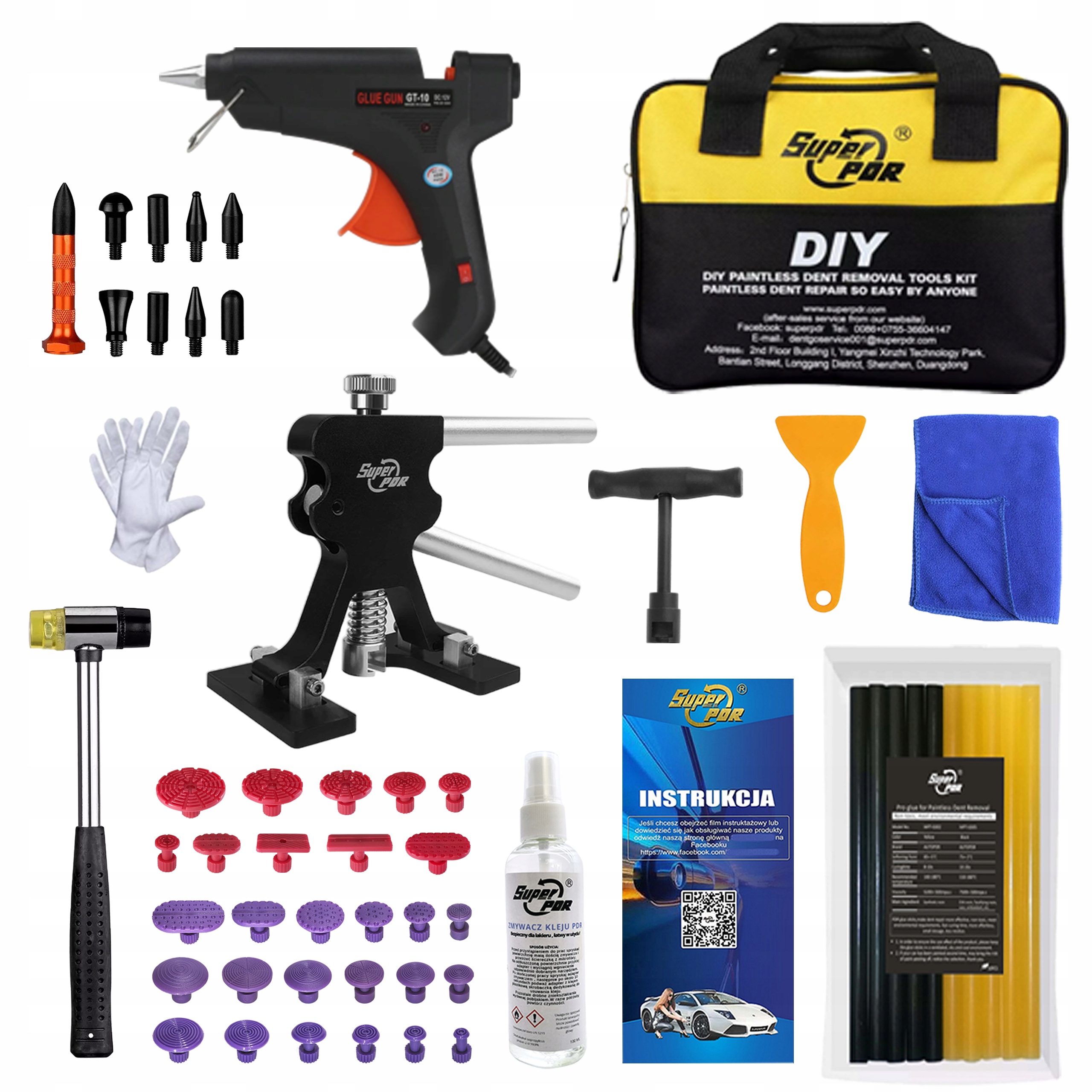 Sada Pdr Na Odstraňovanie Preliačin V Karosérii