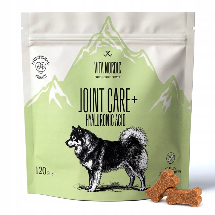 VitaNordic doplněk pro psa kyselina hyaluronová 120 ks podpora imunity