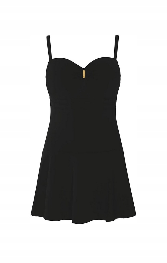 Self Plavky Šaty Tankini Monte Carlo 11 Černá 48E/95E