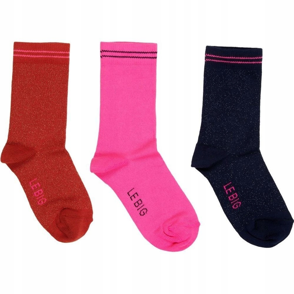 

Q1820 Nowe Dziewczęce Skarpetki Le Big 31-34 3-PAK