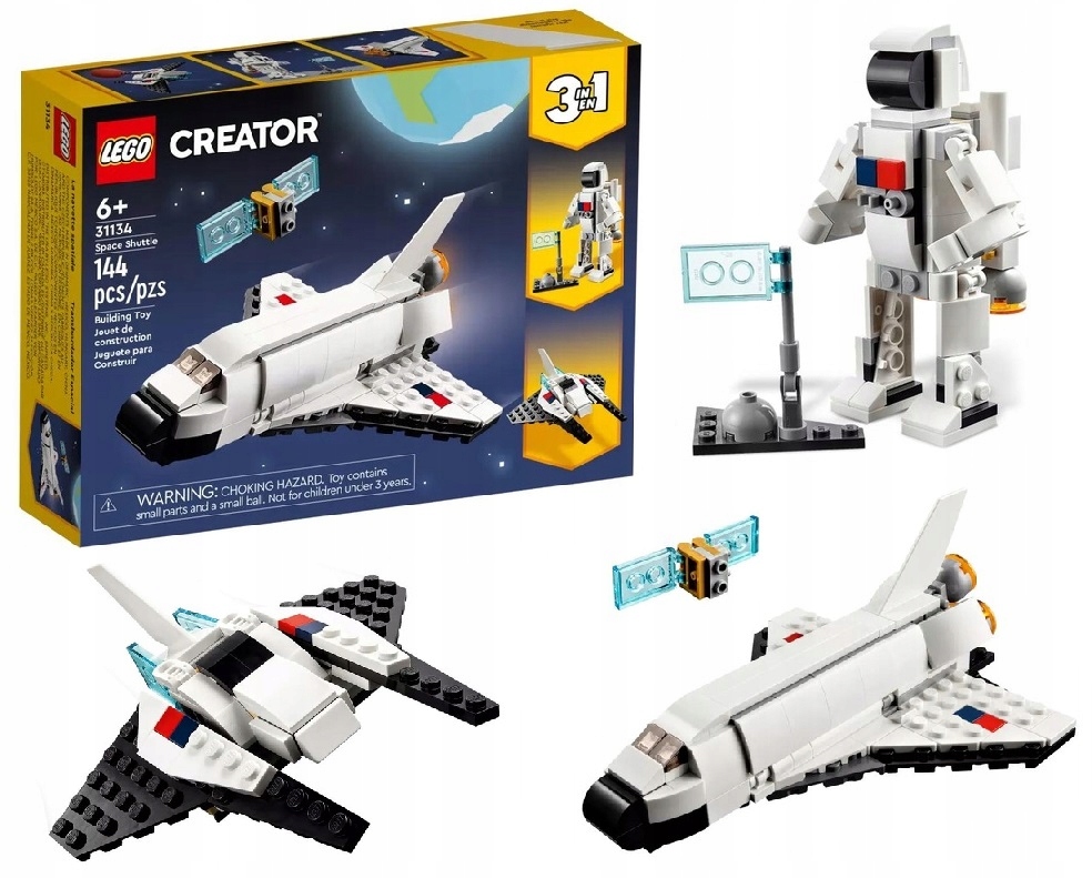 

Lego Creator 3w1 Prom Kosmiczny Statek Astronauta