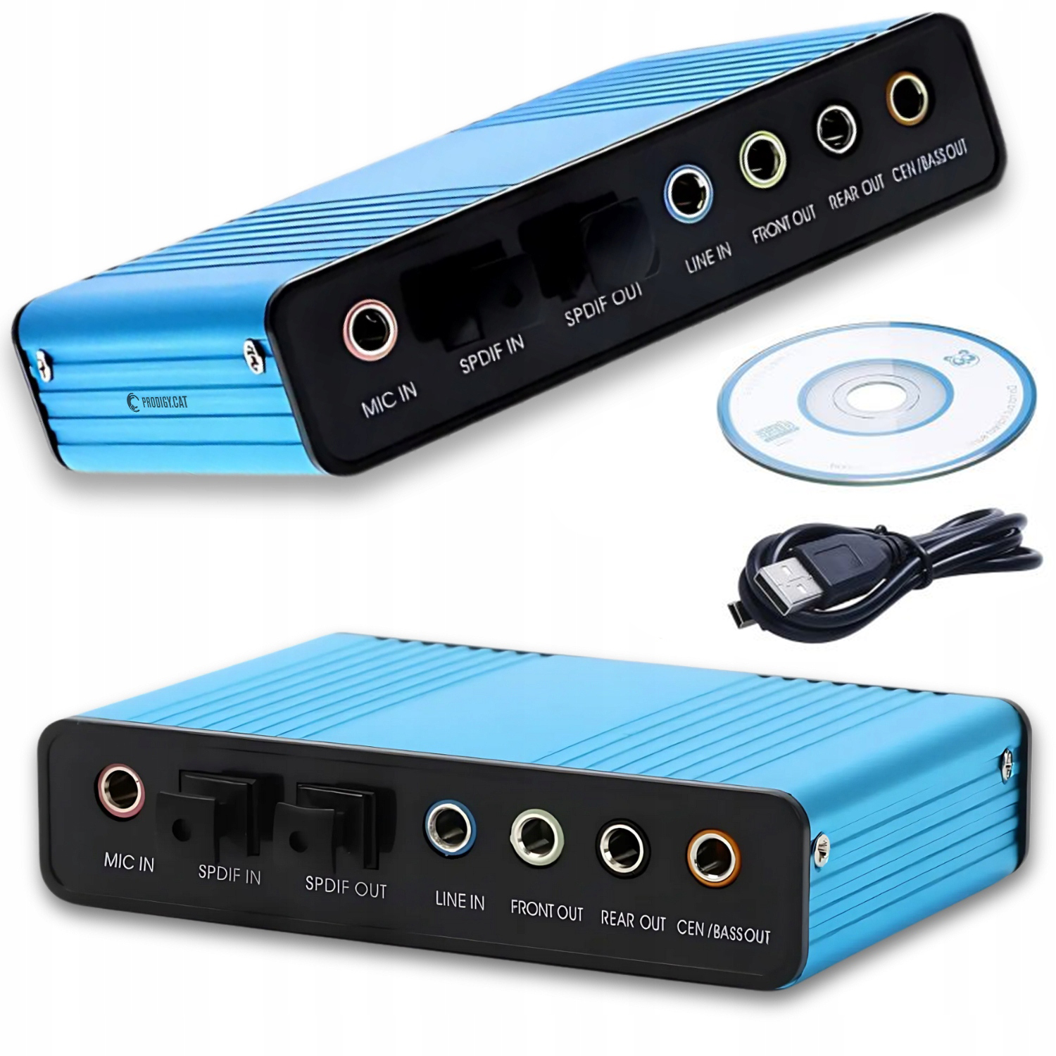 Externí Hudební Zvuková Karta Usb pro Notebook 7.1