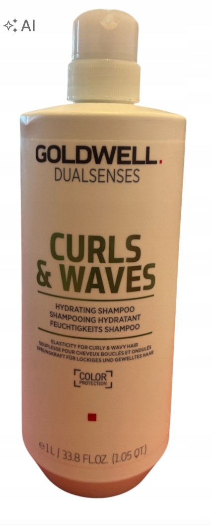 Goldwell Dualsenses Curls & Waves Hydratační šampon pro vlnité a kudrnaté vlasy 1000 ml – vada produktu