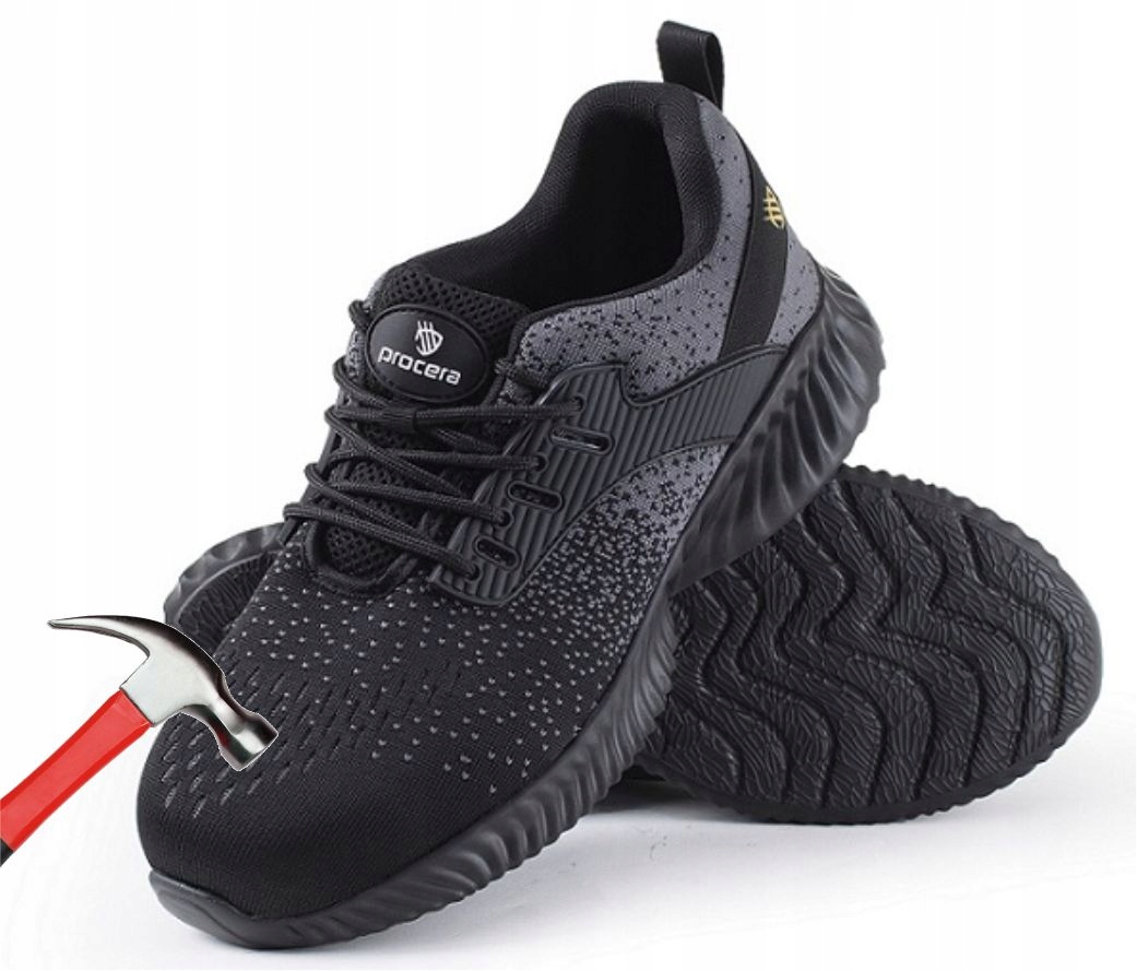 Buty Robocze Półbuty Ochronne Bhp S1 Stalowy Podnosek Lekkie roz 40