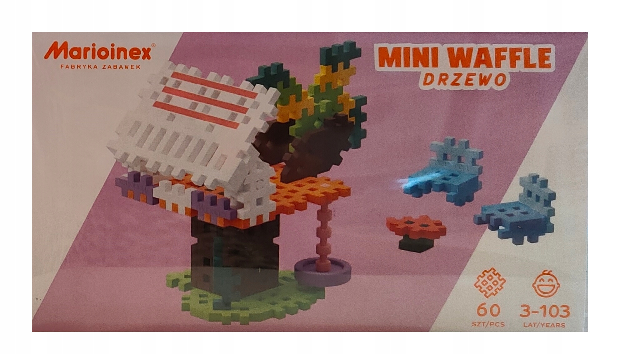MINI WAFFLE MARIOINEX 60 szt. - DRZEWO