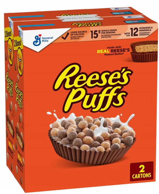 Levně Snídaňové cereálie Reese's Puffs 1.44 kg Usa