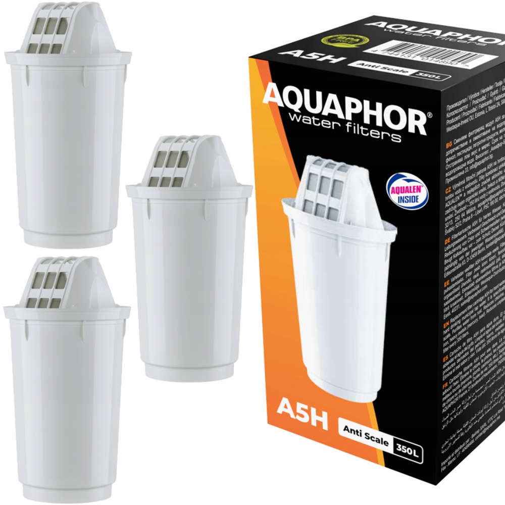 3x Filtr do wody AQUAPHOR wkład filtrujący A5H
